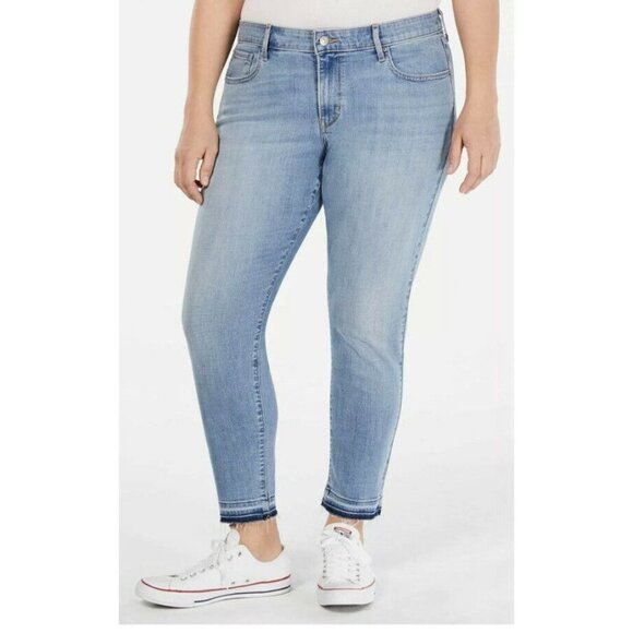 Levi's Women's‎ Plus 711 Skinny Ankle Mid Rise Slim - Picture 1 of 12